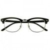 Black Retro JFK Style Reading Glasses-Bromley