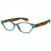 Reading Glasses - Womens - Layla - Turquoise & Tortoise Shell