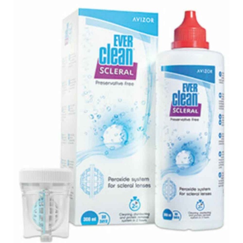 Ever Clean Scleral Contact Lens Daily Disinfection - 300 ml - 30 Days