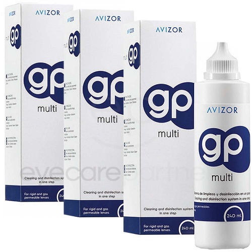 Avizor GP Multi Triple pack ( 3 x 240ml Single Bottles)