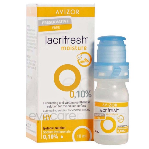 Lacrifresh Moisture 0.10% 10ml Drops - Preservative Free