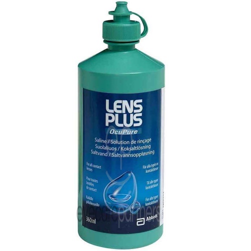 Saline Solution - Lens Plus 360ml