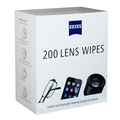 Zeiss Lens Wipes - 200 Wipes