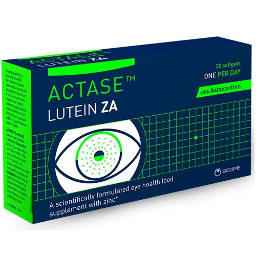 Buy Actase Lutein ZA from only £12.95 per packet Eyecare Partners