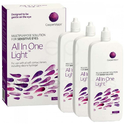 All In One Light Contact Lens Solution