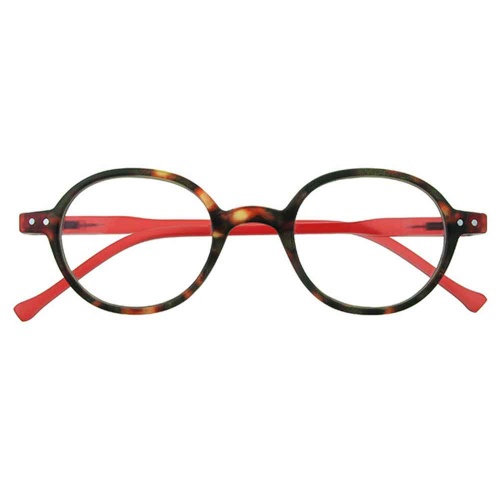 Reading Glasses - Unisex - Campbell - Tortoiseshell / Red