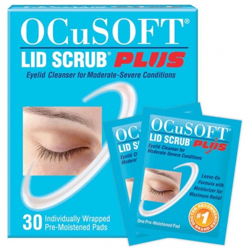 Ocusoft Plus Lid Wipes: 30 wipes