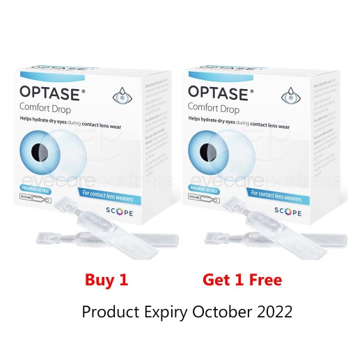 OPTASE® Comfort Drop - * Sale - Buy 1 Get 1 Free* - Expires October 2022 - Save £7.95