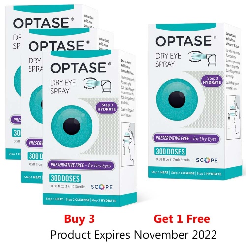 Optase Eye Spray - *Sale - Buy 3 Get 1 Free * - Expires November 2022  (Save £13.50)