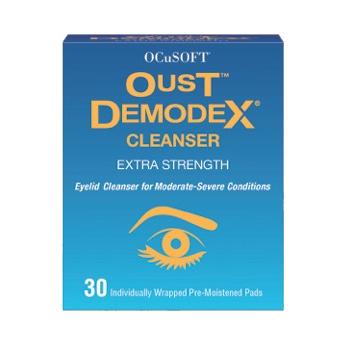 Oust Demodex Eye Lid Cleansing Wipes with Tea Tree Oil