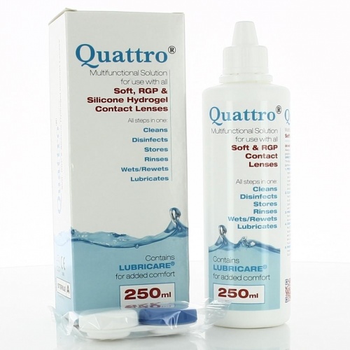 Quattro Contact Lens Solution 250ml
