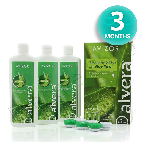 Alvera Avizor Contact Lens Multipurpose Solution 90 Day Pack