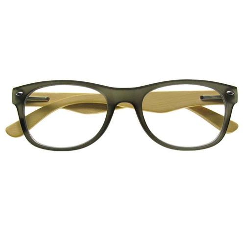 Reading Glasses - Unisex - Oakland - Bamboo / Grey